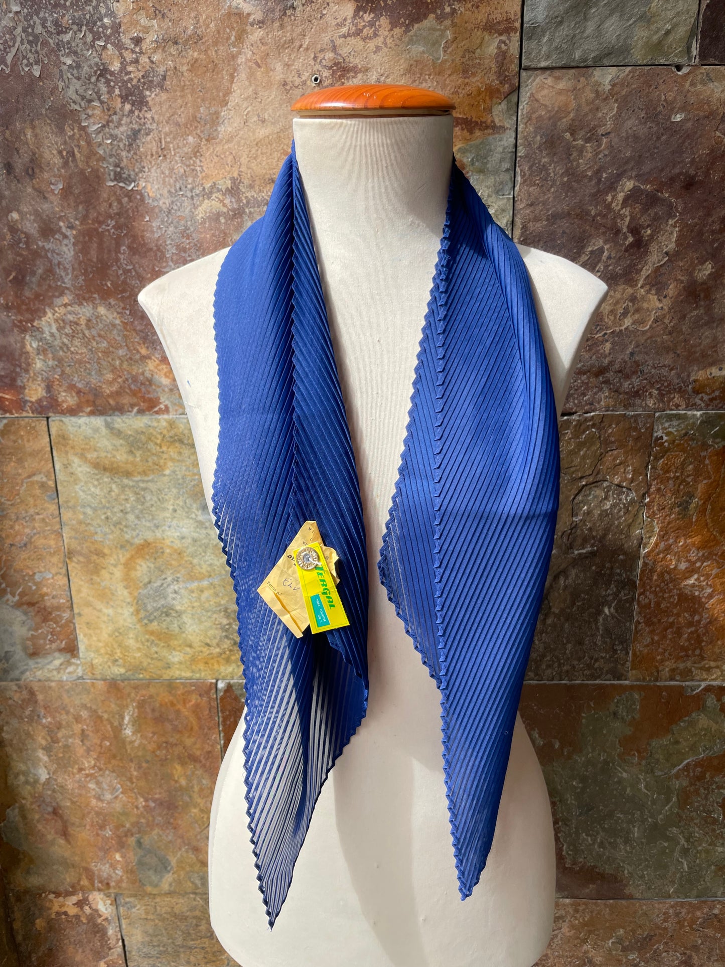 Foulard vintage en color azul marino - Pañolerías EGO
