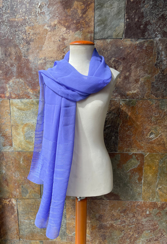 Foulard vintage italiano años 70 color malva