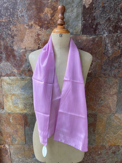 Foulard vintage italiano años 70 en color rosa SAINT MICHELE