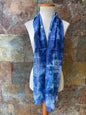 Foulard vintage italiano, tonos azules