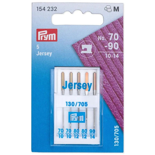 Agujas para máquina de coser "Jersey" (Talón plano) Nº 70-90 PRYM