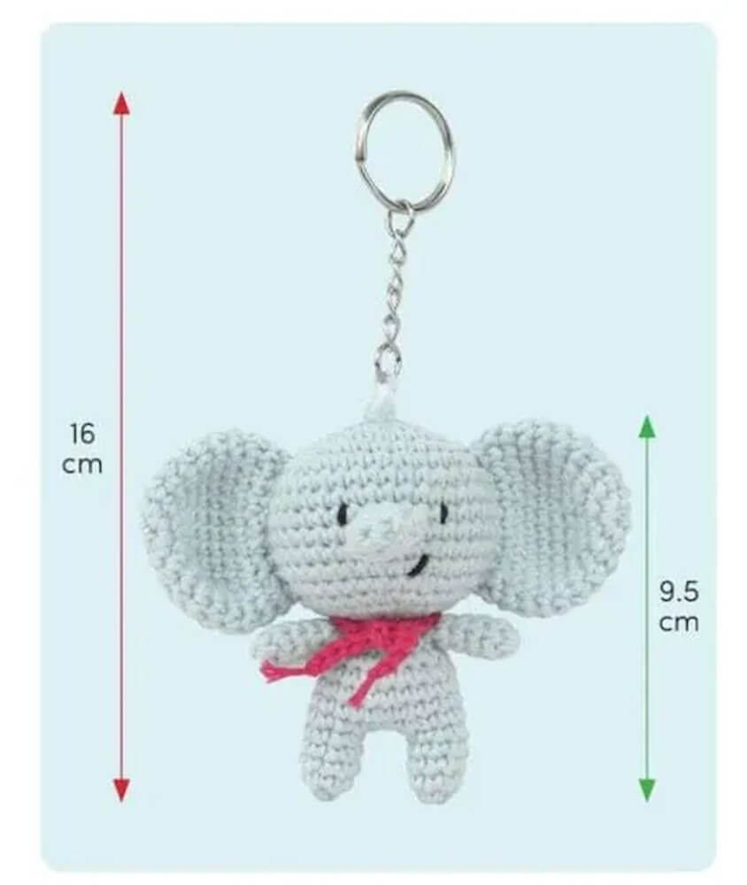 Kit amigurumi "Eli la elefanta"