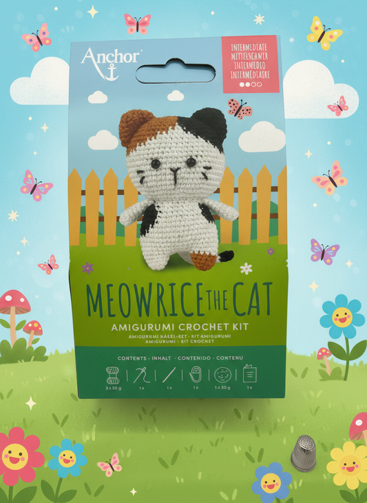 Kit amigurumi "Meowrice el gatito" ANCHOR