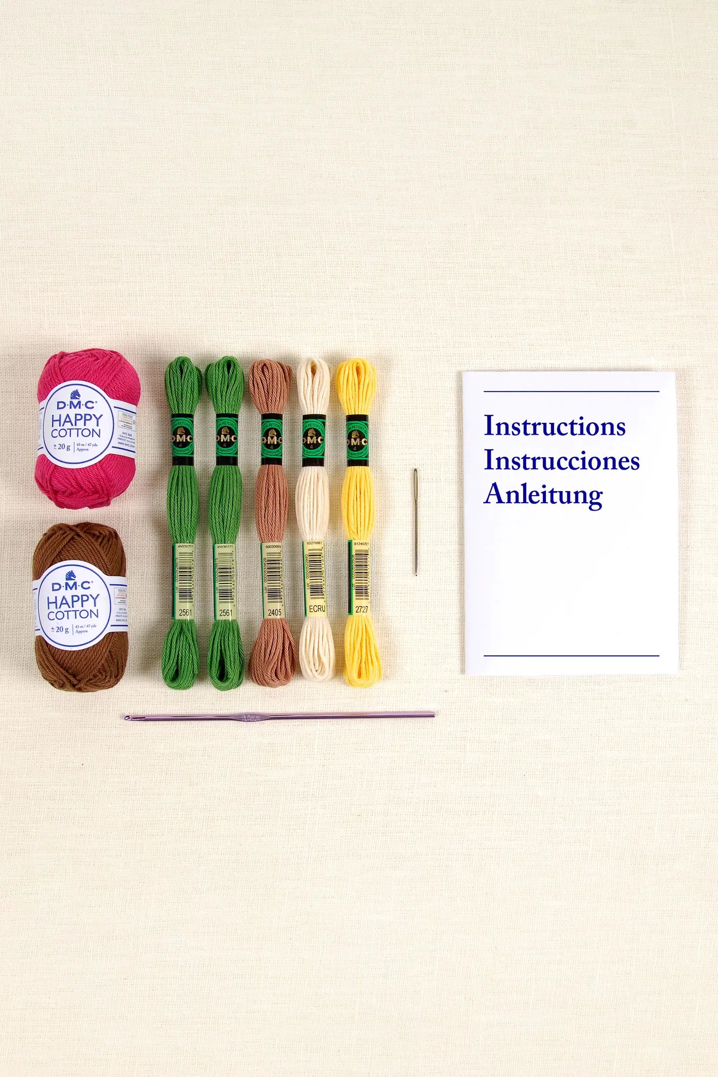 Kit amigurumi "Tiesto de flores" By Nuria Picos