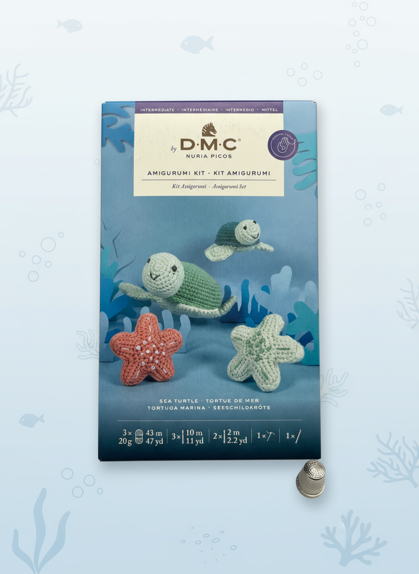 Kit amigurumi "Tortuga marina" DMC