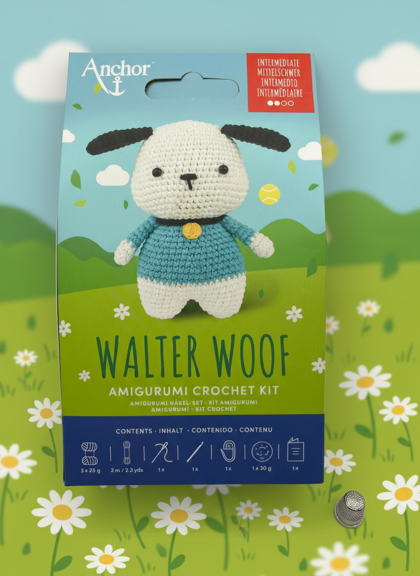 Kit amigurumi "Walter el perrito" ANCHOR