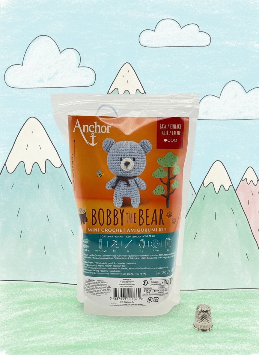 Kit amigurumi "Bobby el oso" ANCHOR