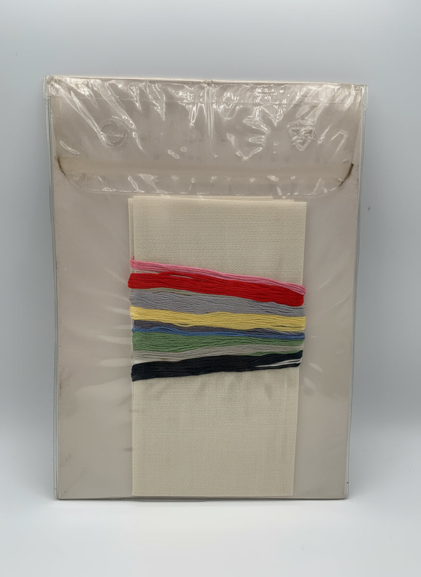 Kit de Punto de cruz Anagram Diffusion - 40x30cm - "ABC Elephants" - hilos incluidos