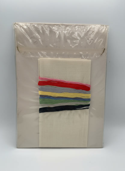 Kit de Punto de cruz Anagram Diffusion - 40x30cm - "ABC Elephants" - hilos incluidos