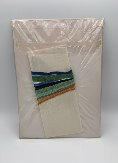 Kit de Punto de cruz Anagram Diffusion - 40x30cm - "Bienvenue criquet" - hilos incluidos