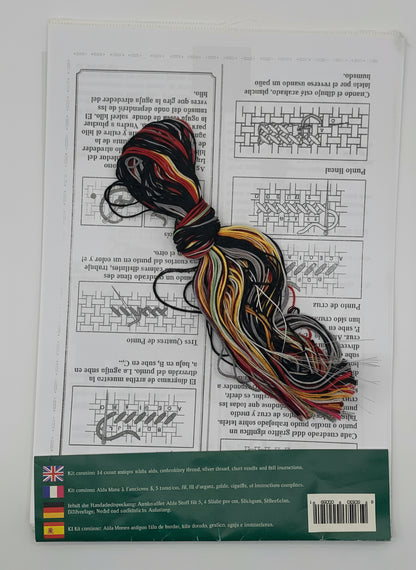 Kit de Punto de cruz The craft collection - 28x23cm - "Allchin 1905" - hilos incluidos