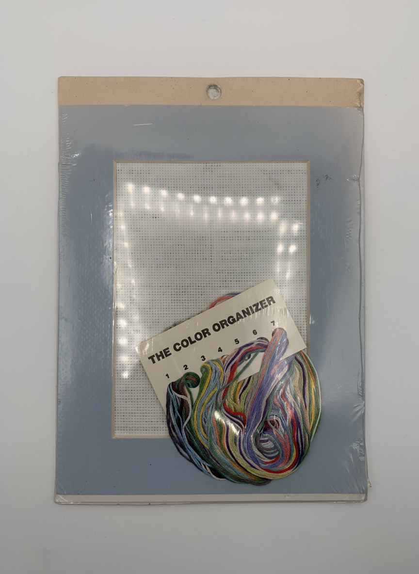 Kit de Punto de cruz Weekenders - 20x25cm - "Jardín junto al mar" - hilos incluidos