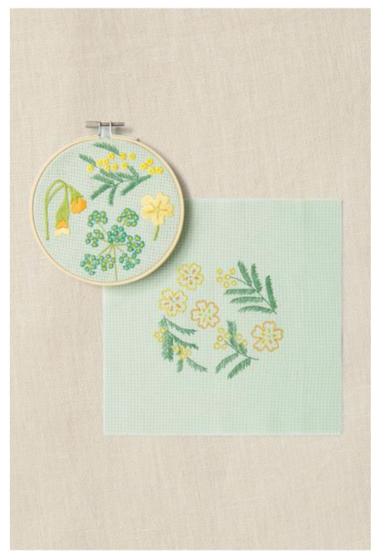 Kit doble de bordado "El jardín encantado" DMC