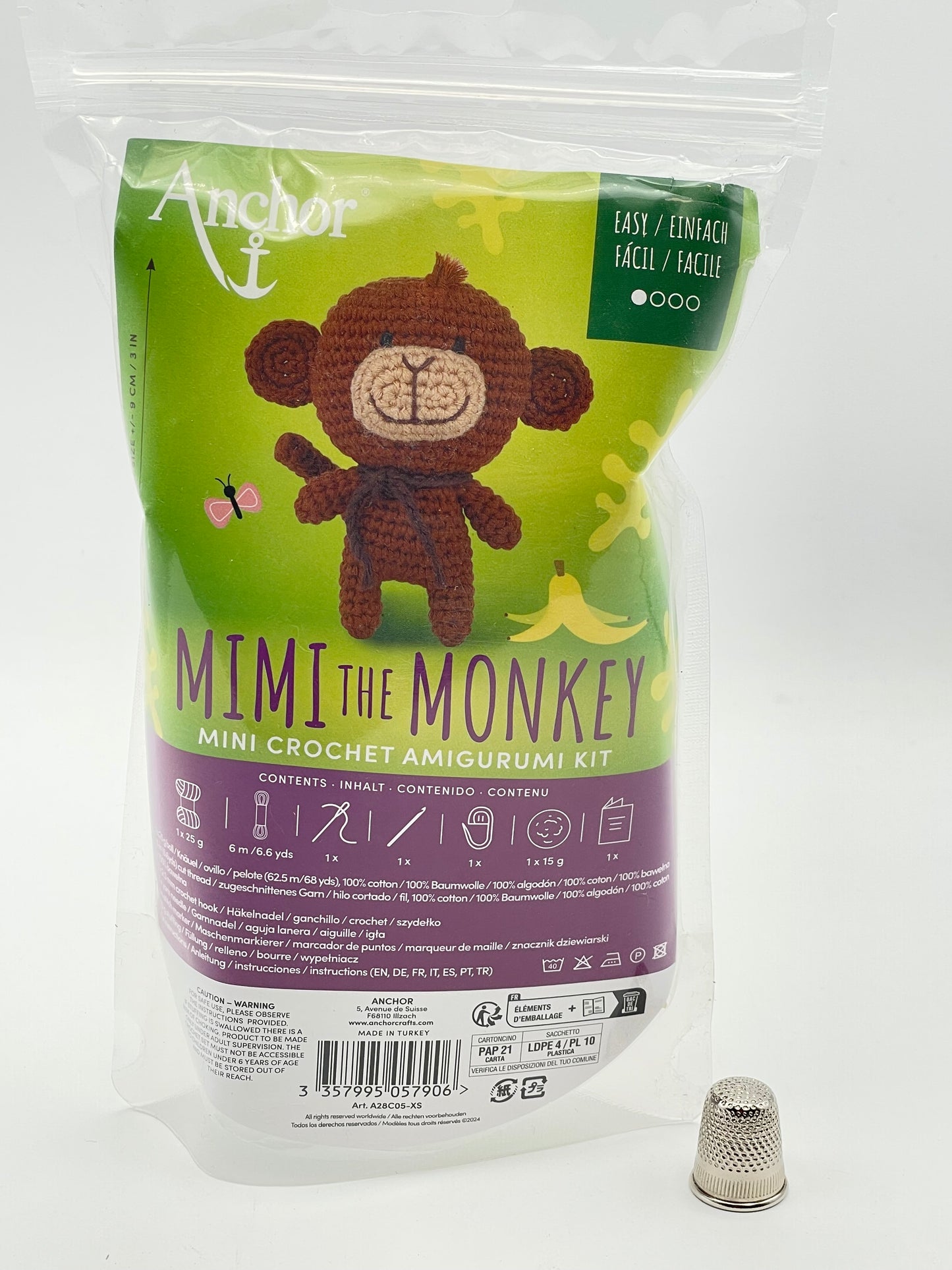 Kit amigurumi "Mimi la mona" ANCHOR