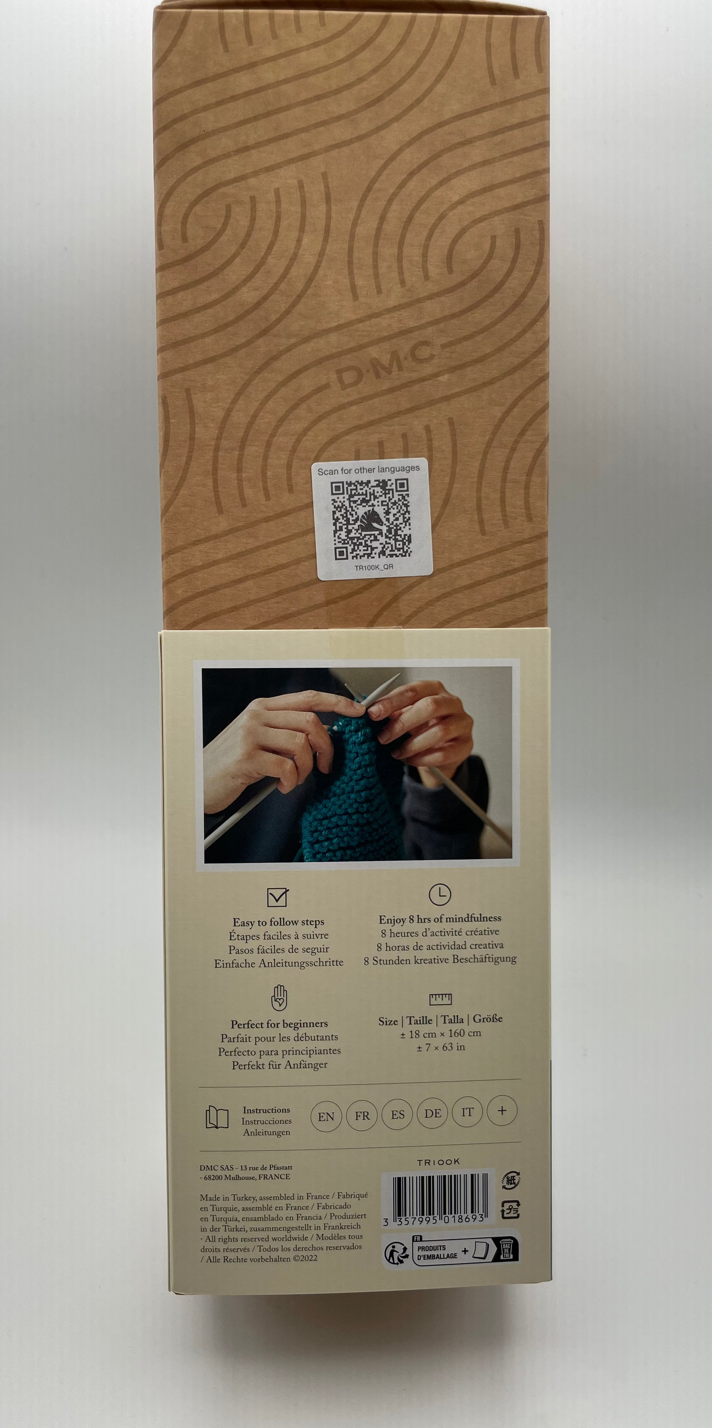 Kit tricot "Mi bufanda favorita" DMC