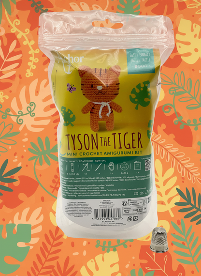 Kit amigurumi "Tyson el tigre" ANCHOR