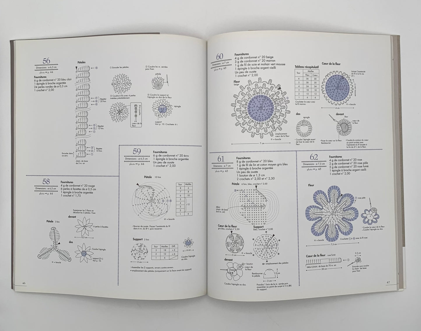 Libro "100 fleurs au crochet" Les éditions de saxe (Idioma francés)