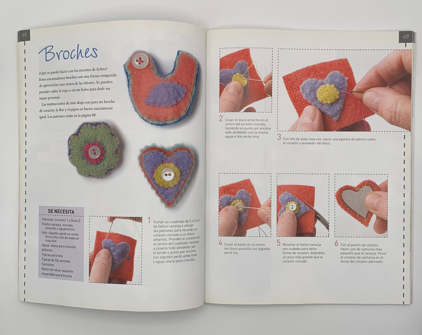 Libro "Adornos para decorar la casa con fieltro" Madeleine Millington / DRAC