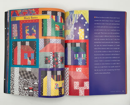Libro "Freddy's house" Brilliant color in quilts By Freddy Moran (Idioma inglés)