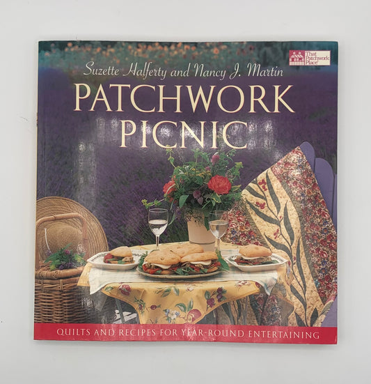 Libro "Patchwork picnic" By Suzette Halferty & Nancy J. Martin (Idioma inglés)