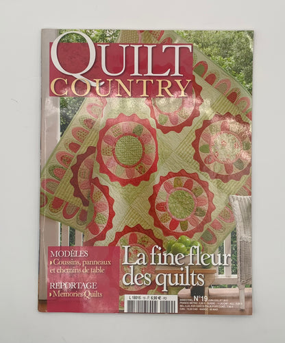 Libro "Quilt country" Nº 19 Junio-Julio 2011 (Idioma francés)