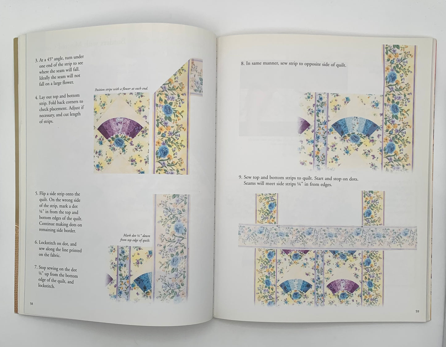 Libro "Quilt in a day" Fans & Flutterbys By Patricia Knoechel (Idioma inglés)