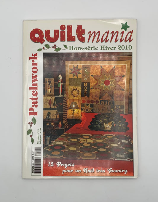 Libro "QuiltMania" Patchwork / Edición especial invierno 2010 (Idioma francés)