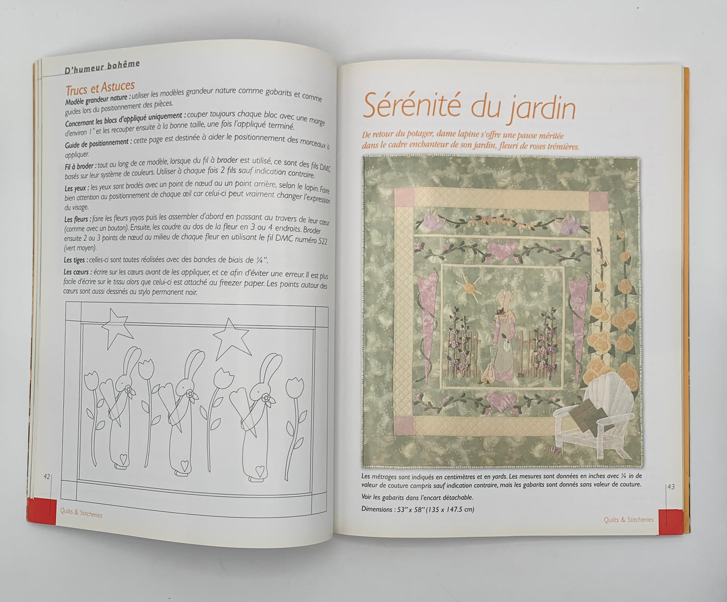 Libro "Quilts & Stitcheries" By Arlene Neely (Idioma francés)