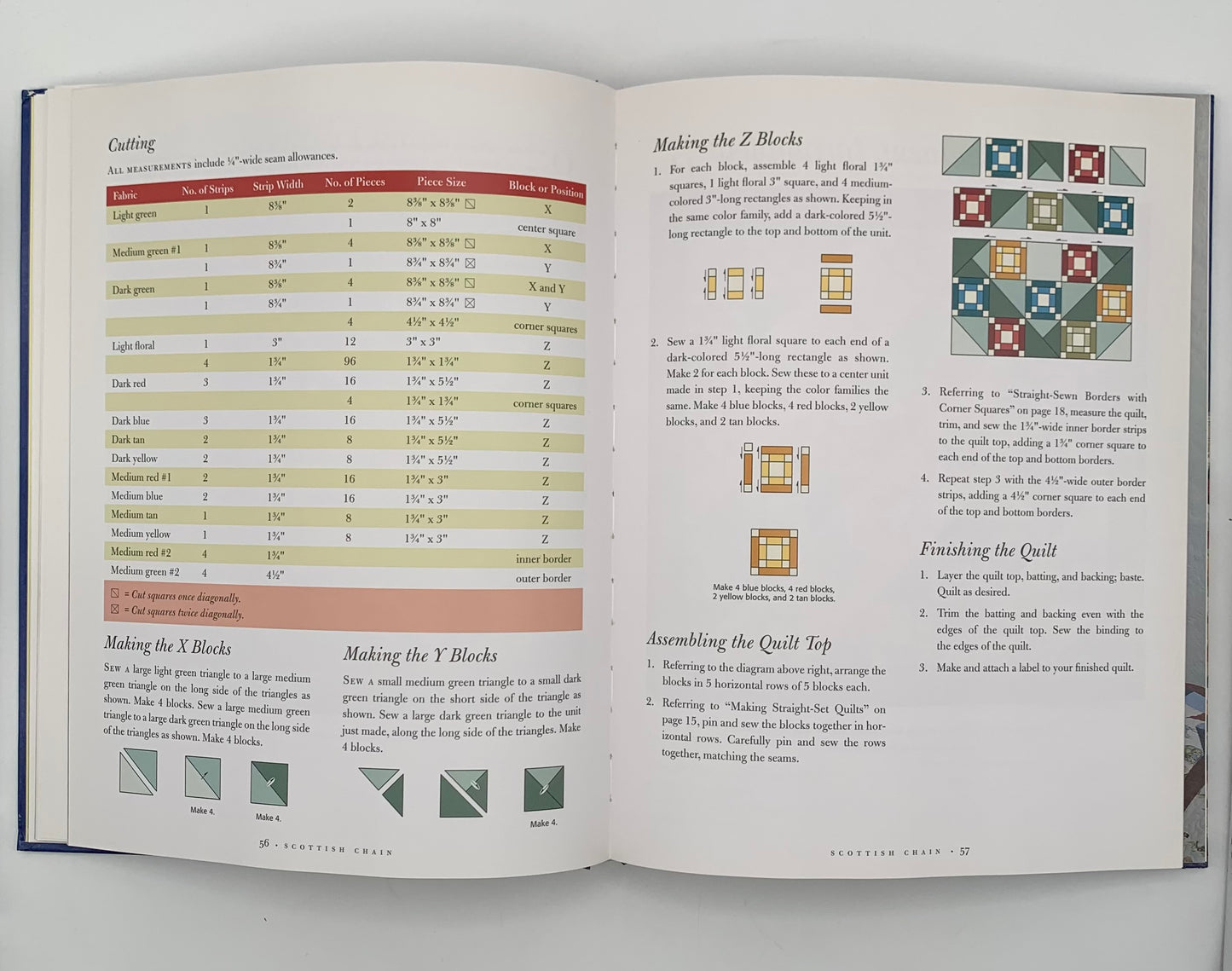 Libro "The simple joys of quilting" 30 proyectos de patchwork atemporales By Joan Hanson & Mary Hickey (Idioma inglés)