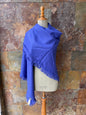 Manta vintage italiana en color malva azulado SAINT MICHELE - Único en stock