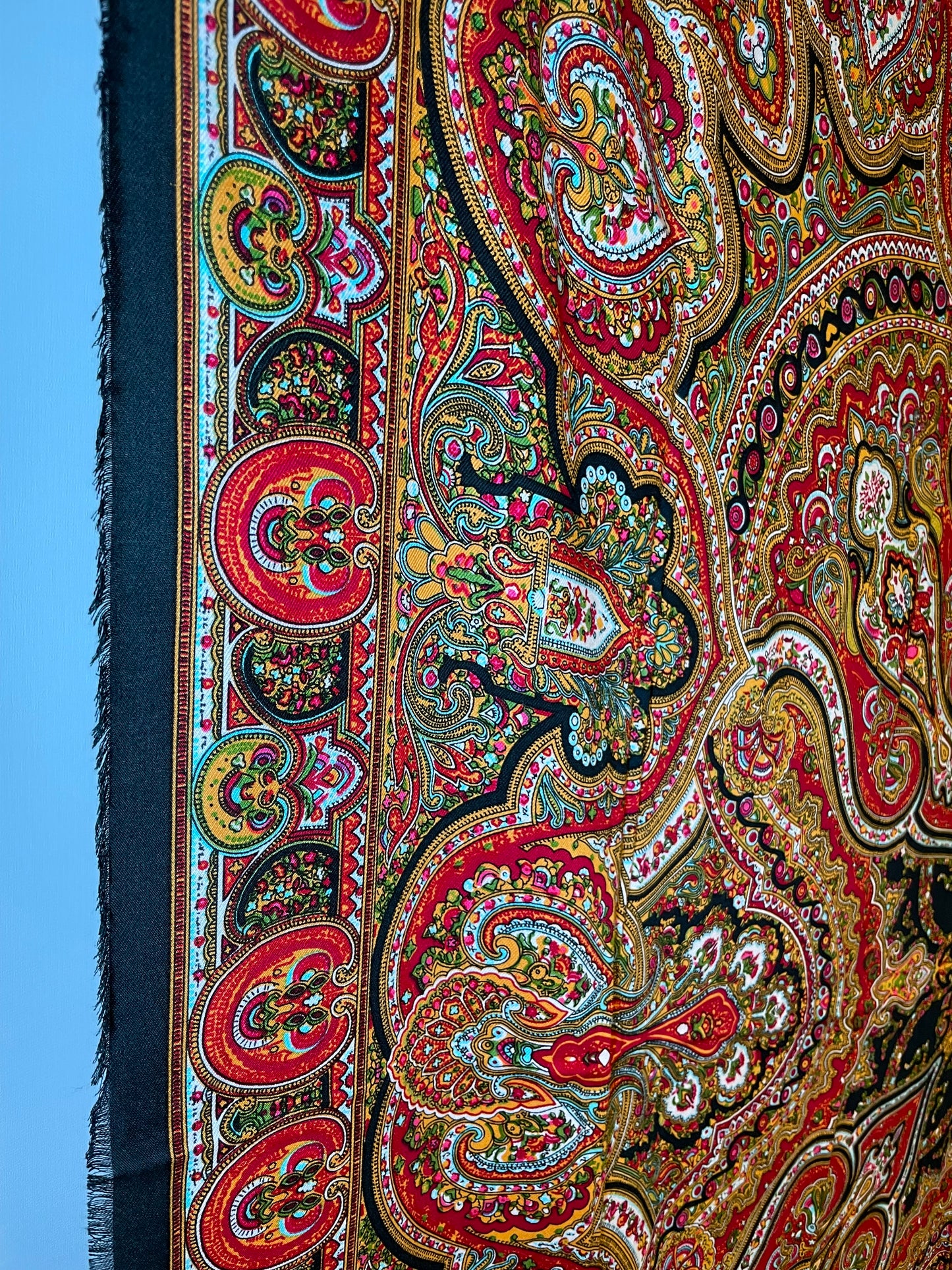 Mantón grande tradicional color negro