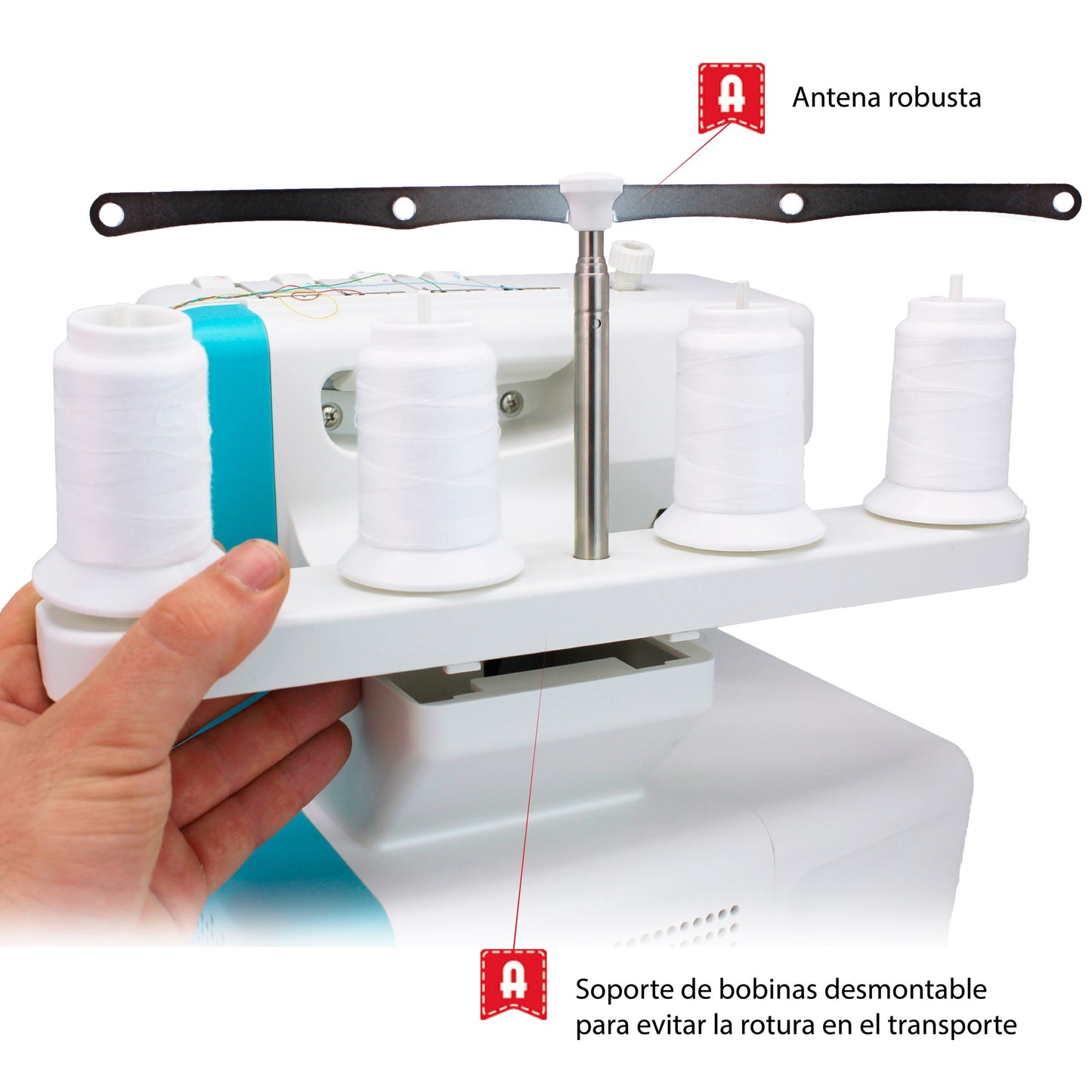Remalladora Alfa Overlock Style 8708 Plus