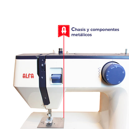 Máquina de coser doméstica Alfa Precise Denim Studio