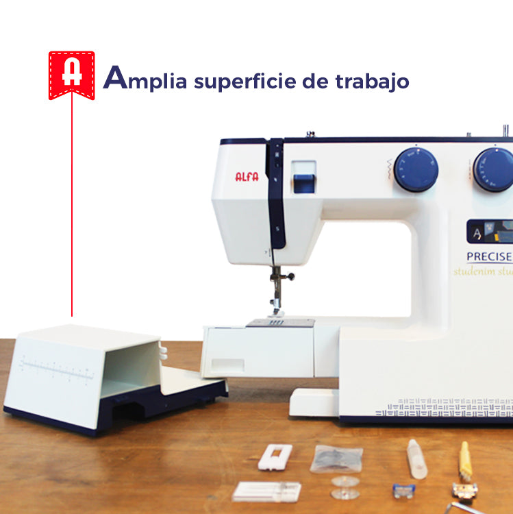 Máquina de coser doméstica Alfa Precise Denim Studio