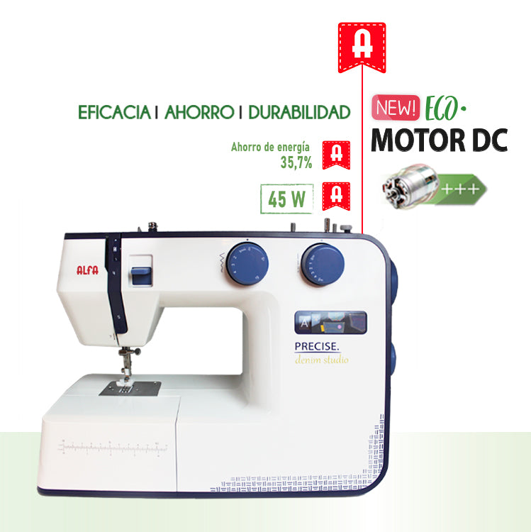 Máquina de coser doméstica Alfa Precise Denim Studio