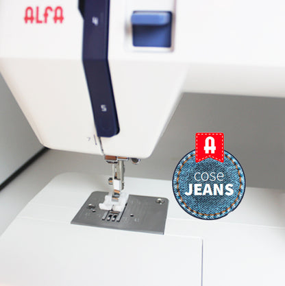 Máquina de coser doméstica Alfa Precise Denim Studio