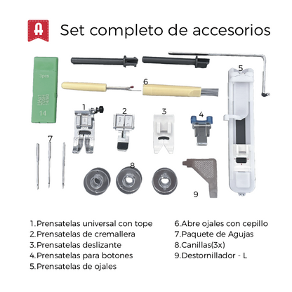 Máquina de coser doméstica Alfa Unique HD (Heavy Duty)