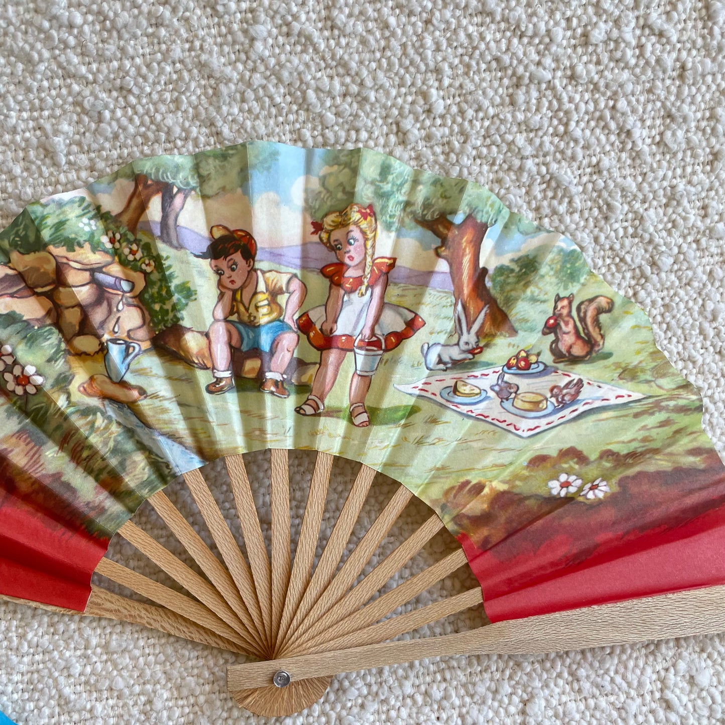 OFERTA 3x1 - Pack 3 abanicos vintage infantiles