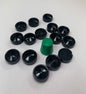 Pack 15 botones vintage color negro