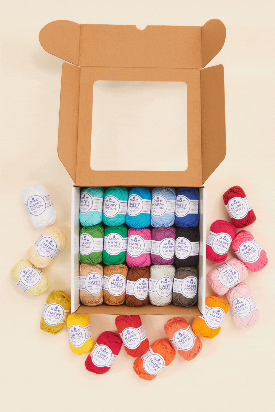 Pack 30 Ovillos DMC Happy Cotton
