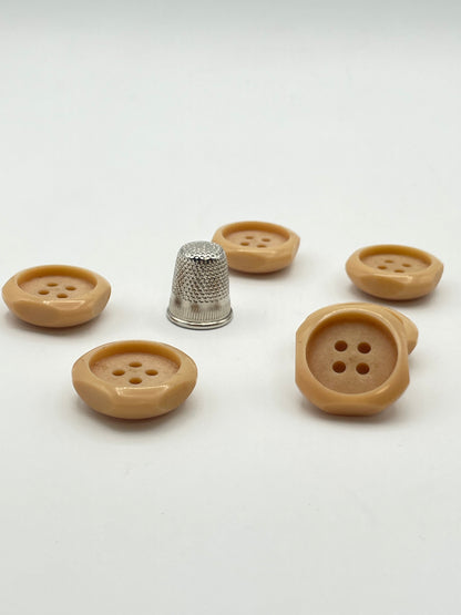 Pack 6 botones vintage color maquillaje