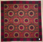 Pañuelo vintage italiano años 70 color granate, negro