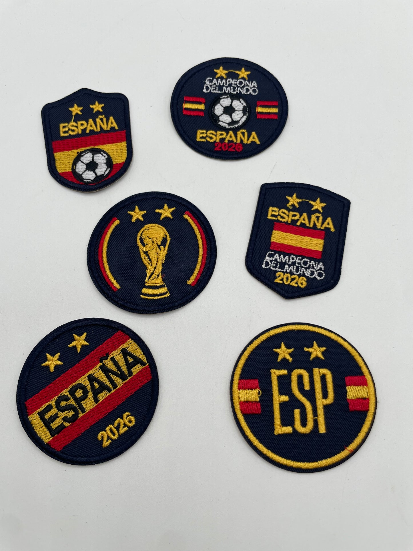 Parches termoadhesivos Selección Española de Fútbol