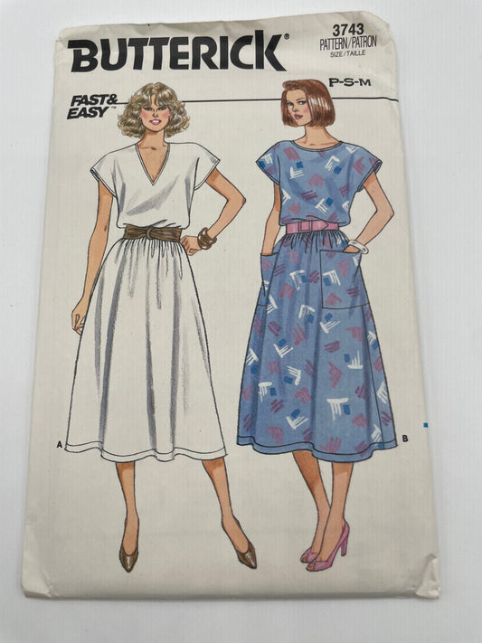 Patrón vintage original americano de vestido