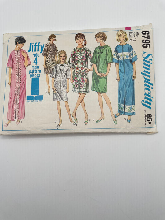 Patrón vintage original americano de vestido