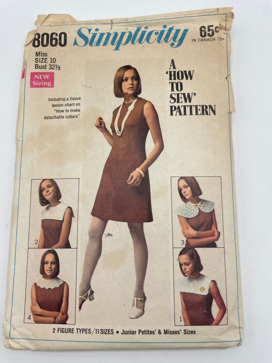 Patrón vintage original americano de vestido