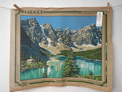 Petit point: "Au bord du lac" MARGOT - CON HILOS