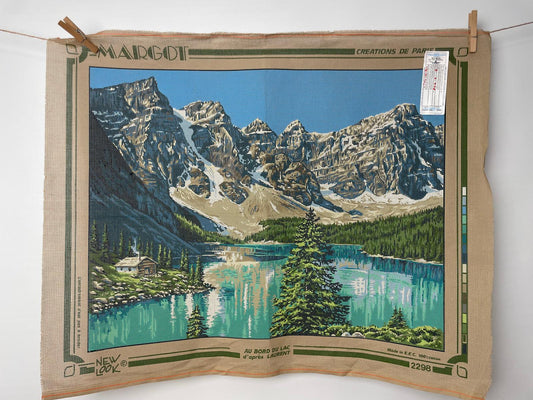 Petit point: "Au bord du lac" MARGOT - CON HILOS