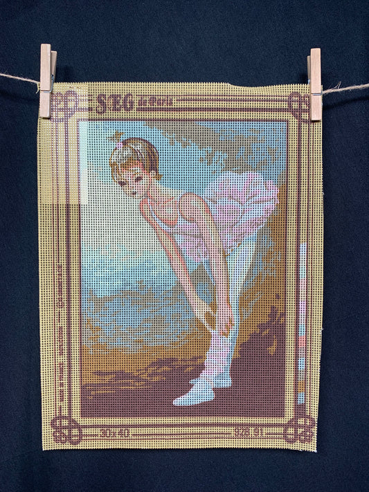 Petit point: "Bailarina de ballet" SEG - CON HILOS