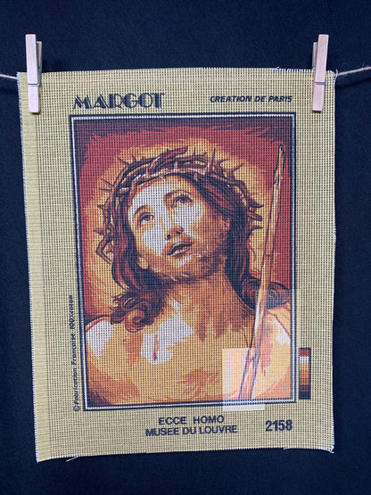 Petit point: "Ecce homo Musee du Louvre" MARGOT - CON HILOS